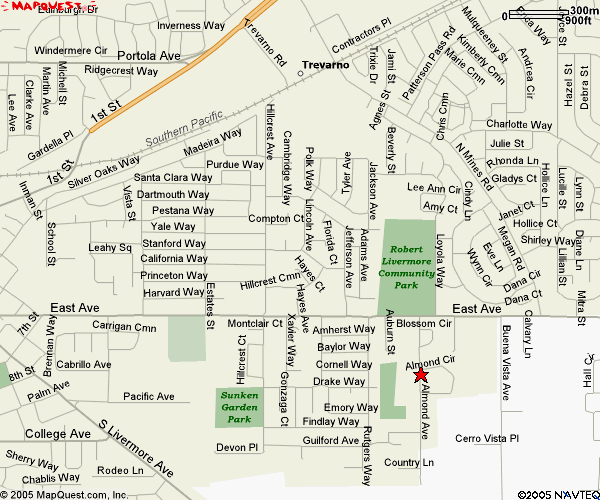 map to the Vineyard Adult Education Facility