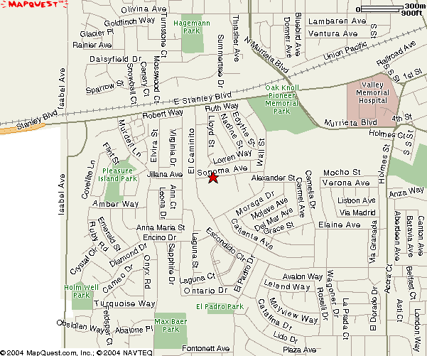 map to the Sonoma Avenue School
