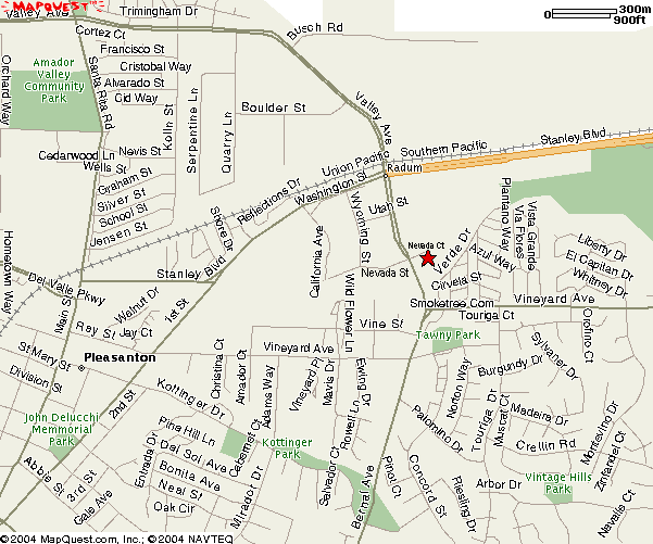 map to the Congregation Beth Emek