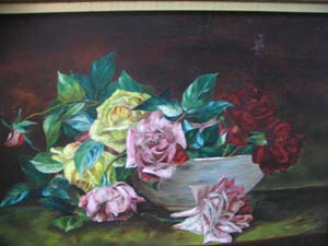 Painting of roses