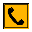 Phone on sign