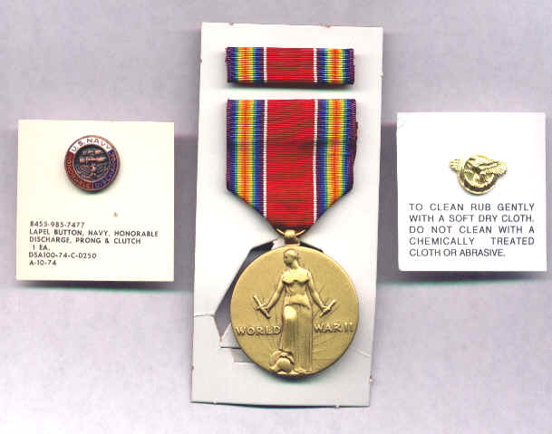 Medal and pins