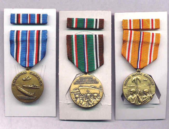 Three medals