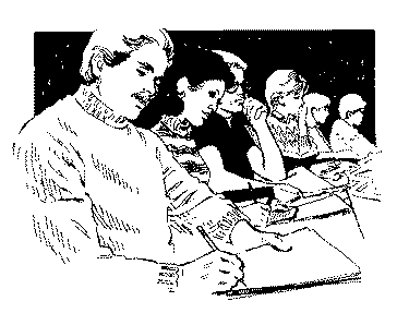 Students in class